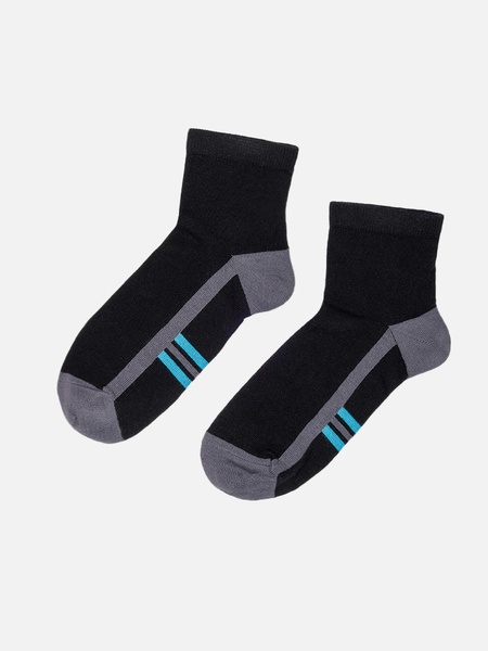 Чоловічі шкарпетки 43-45 колір чорний ЦБ-00229792 SKT000933231 фото