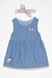 Джинсовый сарафан с повязкой на девочку 98 цвет голубой ЦБ-00186710 SKT000832941 фото 1