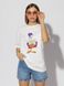 Жіноча футболка регуляр 42 колір молочний ЦБ-00219222 SKT000906707 фото 1
