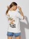 Жіноча футболка регуляр 42 колір молочний ЦБ-00219222 SKT000906707 фото 3