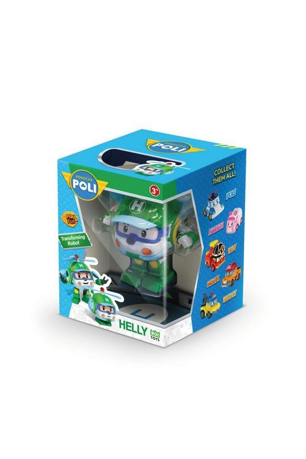 Колекційна машинка-трансформер Robocar Poli Хеллі (10 см) Robocar Poli MRT-0653 ЦБ-00299029 фото