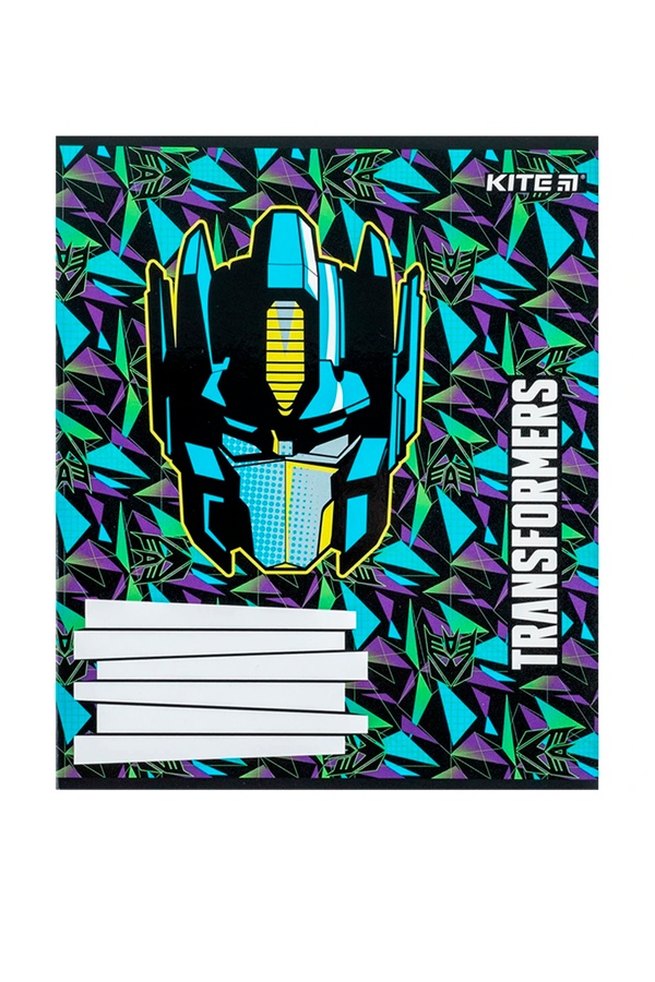 Зошит шкільний в косу лінію на 12 аркушів - Kite Transformers колір різнокольоровий ЦБ-00256763 SKT001011233 фото
