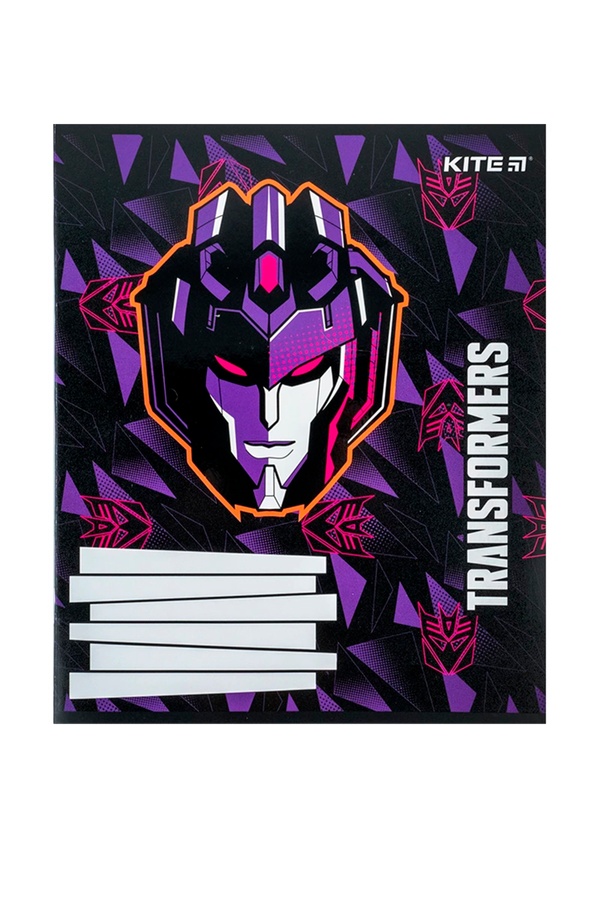 Тетрадь школьная в косую линию на 12 листов - Kite Transformers цвет разноцветный ЦБ-00256763 SKT001011233 фото