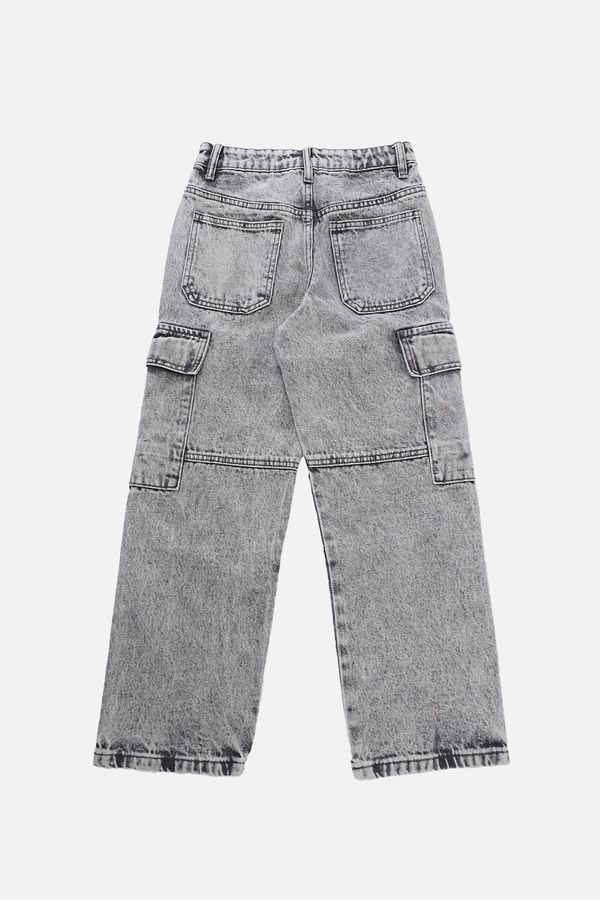 Джинсы baggy для мальчика цвет серый 128 ЦБ-00290469 фото