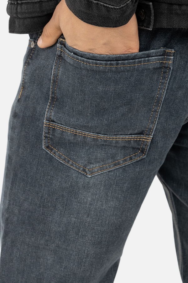 Чоловічі джинси 56 колір сірий ЦБ-00246654 SKT000985074 фото