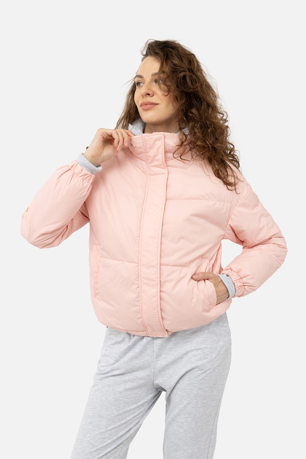 Жіноча куртка 44 колір рожевий ЦБ-00238353 SKT000956270 фото