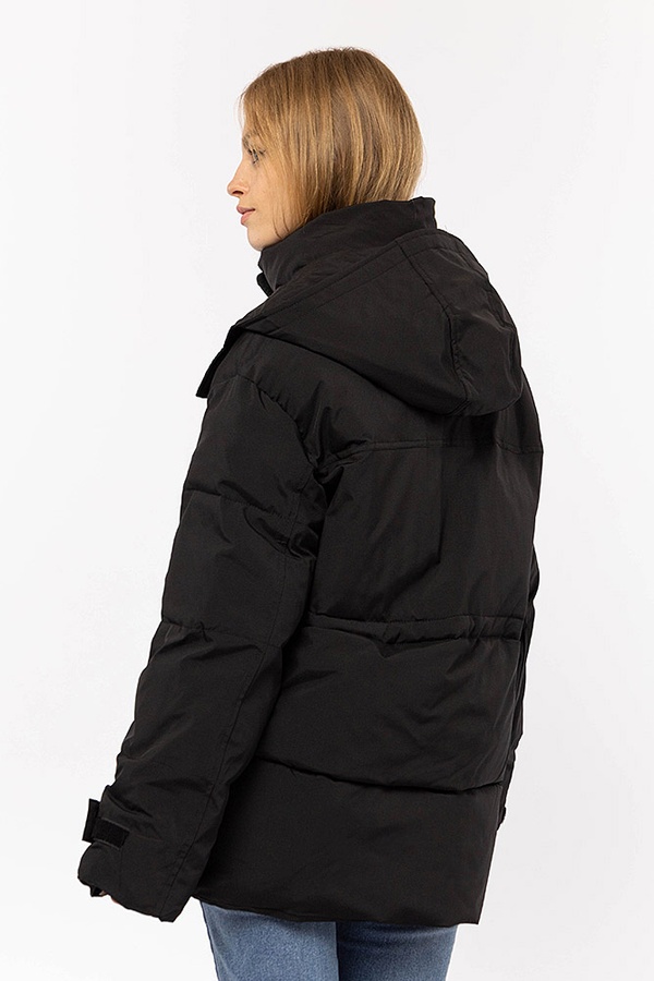 Женская куртка 50 цвет черный ЦБ-00197772 SKT000861945 фото
