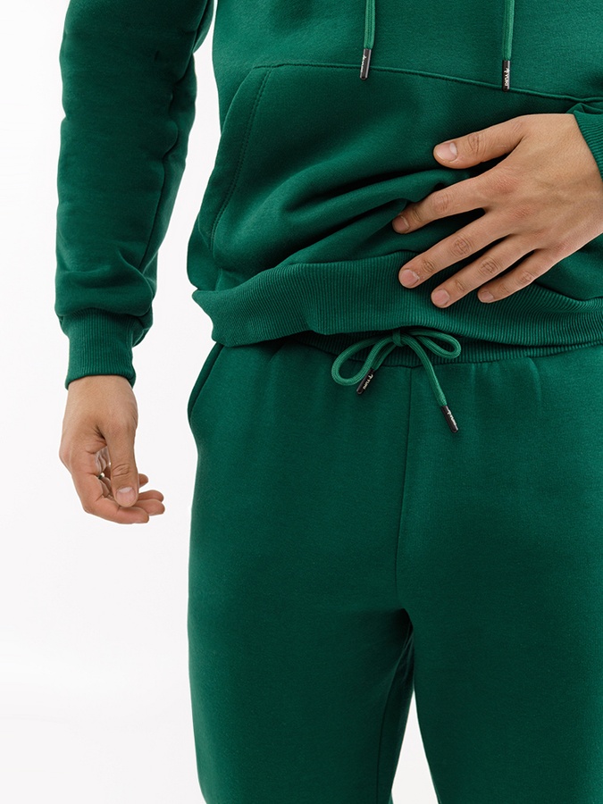 Мужские спортивные штаны 52 цвет темно-зеленый ЦБ-00222345 SKT000915037 фото