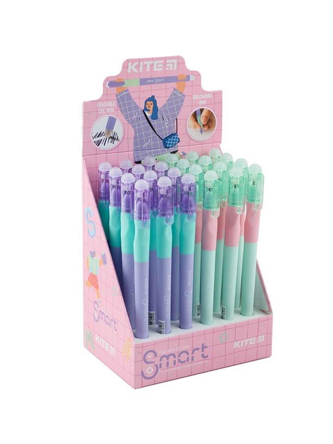 Ручка гелева "пиши-стирай" Smart 5 колір різнокольоровий ЦБ-00225623 SKT000922441 фото