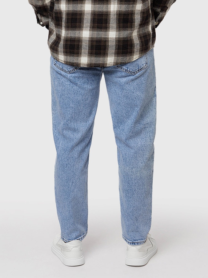 Чоловічі джинси мом 50 колір блакитний ЦБ-00220231 SKT000909194 фото