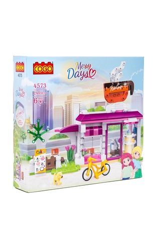 Конструктор COGO Девочки Кофейня, 240 элементов COGO 4573 ЦБ-00284178 фото