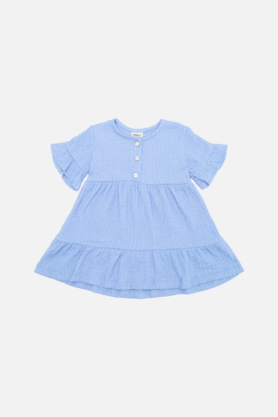Сукня з коротким рукавом для дівчинки 98 колір блакитний ЦБ-00243490 SKT000968170 фото