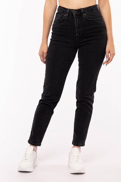 Женские джинсы цвет черный ЦБ-00197031 SKT000860441 фото