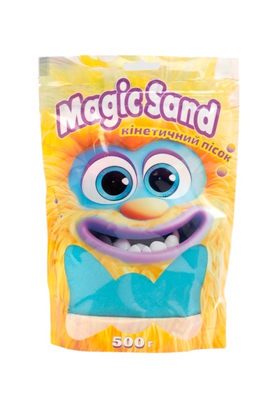 Кінетичний пісок Magic sand в пакеті колір блакитний ЦБ-00239650 SKT000959239 фото
