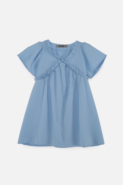 Сукня з коротким рукавом для дівчинки 128 колір блакитний ЦБ-00247367 SKT000986845 фото
