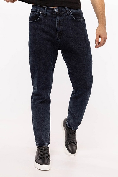 Чоловічі джинси 48 колір темно-синій ЦБ-00203379 SKT000874034 фото