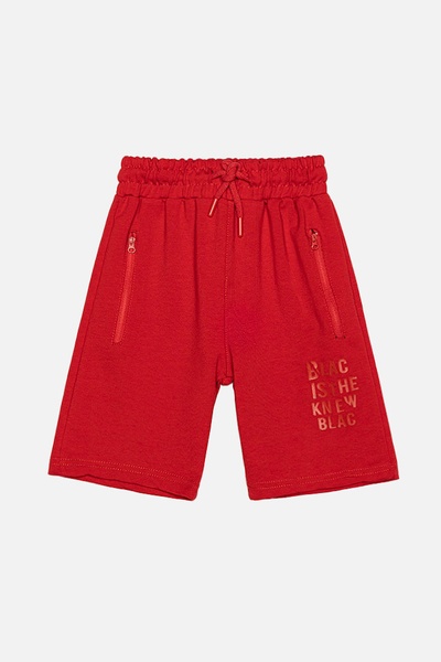 Спортивные шорты для мальчика 110 цвет красный ЦБ-00192273 SKT000848571 фото
