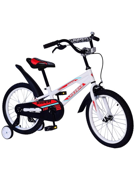 Велосипед дитячий 2-х колісний 12" дюймів Like2bike Rider колір білий ЦБ-00226049 SKT000923517 фото