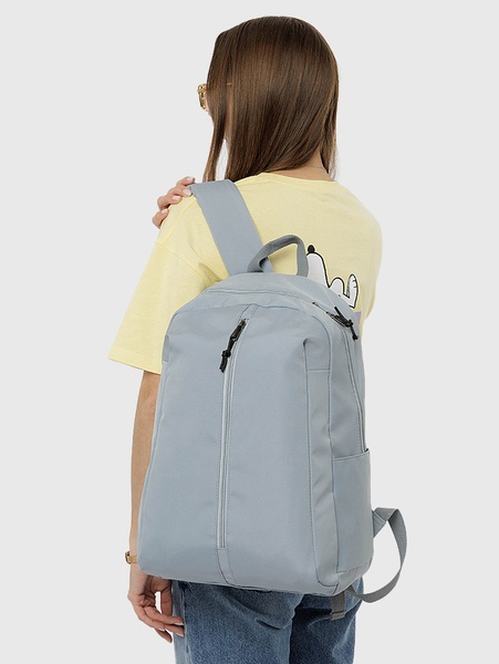 Женский спортивный рюкзак цвет серо-голубой ЦБ-00207029 SKT000882217 фото