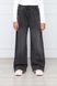 Джинсы wide leg для девочек цвет серый 128 ЦБ-00297149 фото 1