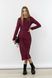 Сукня жіноча з довгим рукавом 42 колір маджента ЦБ-00235471 SKT000946128 фото 1