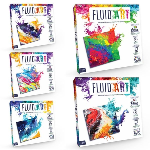 Креативна творчість "Fluid ART" колір різнокольоровий ЦБ-00147175 SKT000507072 фото