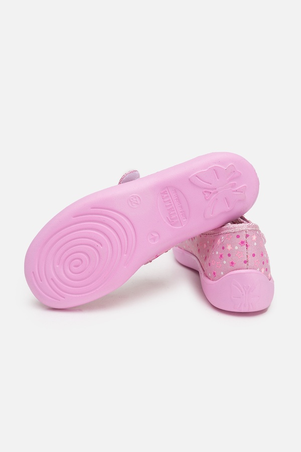 Тапочки домашние на плоской подошве для девочки 31.5 цвет розовый ЦБ-00252176 SKT000998219 фото