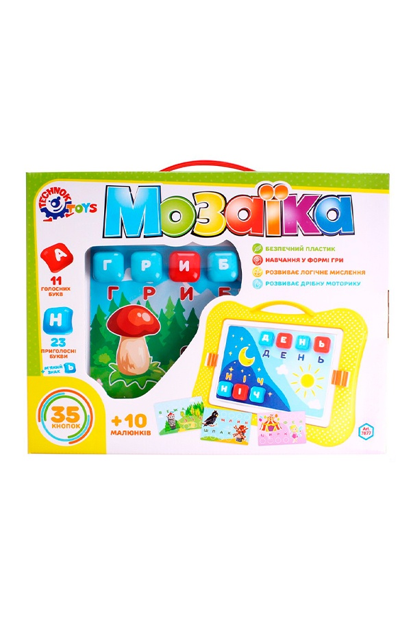 Іграшка "Мозаїка" колір різнокольоровий ЦБ-00183026 SKT000605571 фото