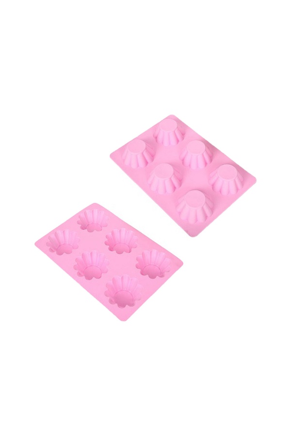 Форма силиконовая для кексов цвет розовый ЦБ-00201082 SKT000869747 фото