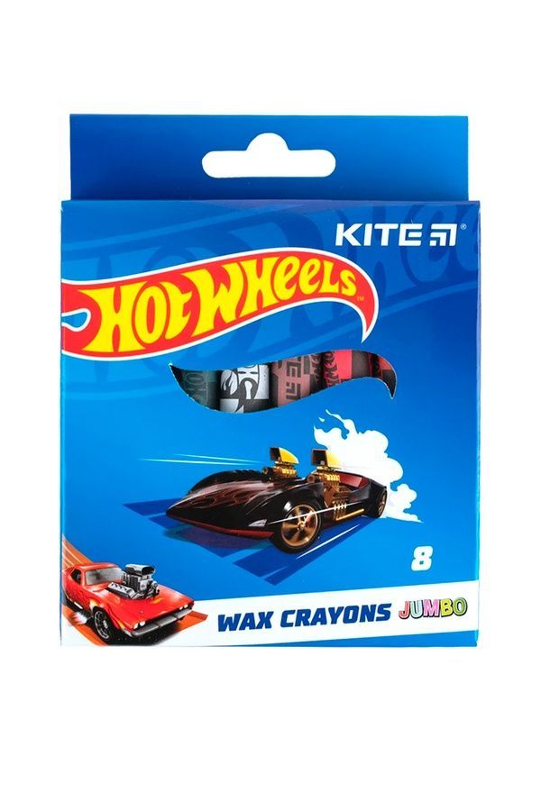 Цветные восковые мелки Kite Hot Wheels KITE HW24-076 ЦБ-00255237 фото