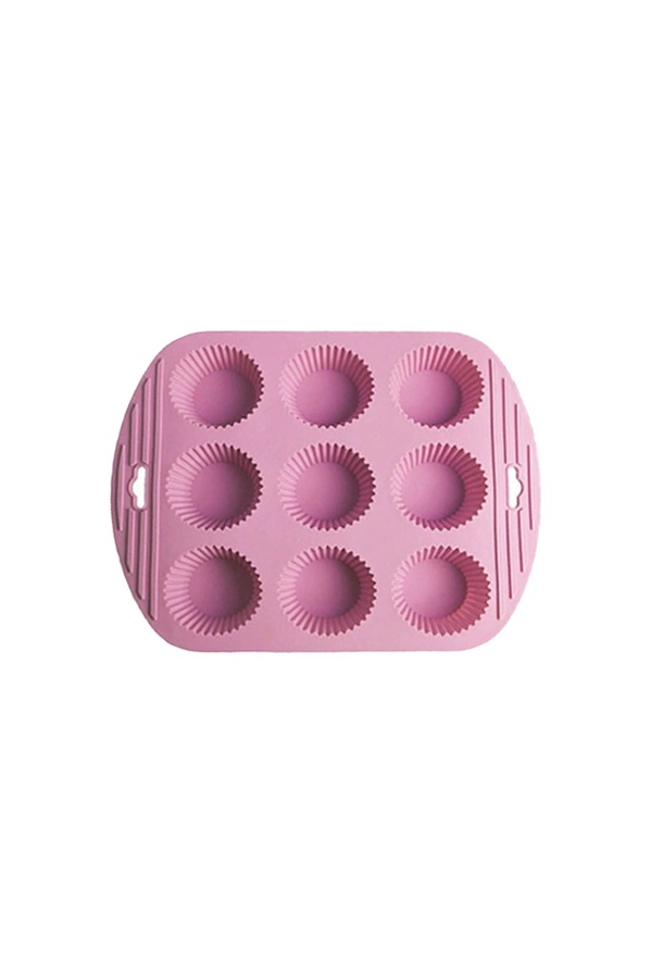 Форма силиконовая для кексов цвет розовый ЦБ-00201086 SKT000869751 фото