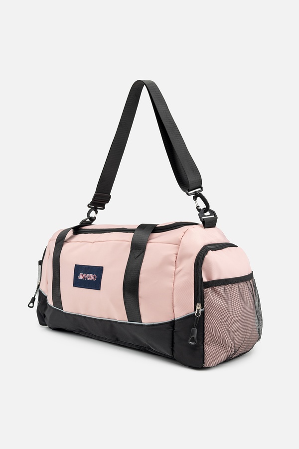 Жіноча дорожня сумка колір пудровий ЦБ-00236856 SKT000953074 фото