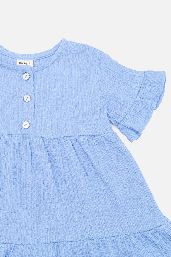 Платье с коротким рукавом для девочки 98 цвет голубой ЦБ-00243490 SKT000968170 фото