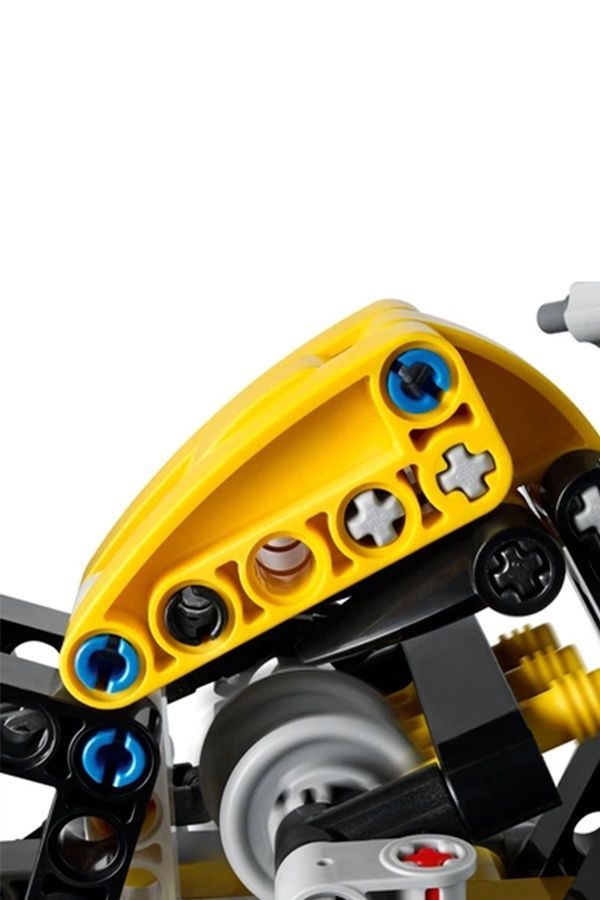 Конструктор LEGO Жовтий спортивний мотоцикл з реалістичними деталями та рухомими елементами 42225 ЦБ-00293873 фото