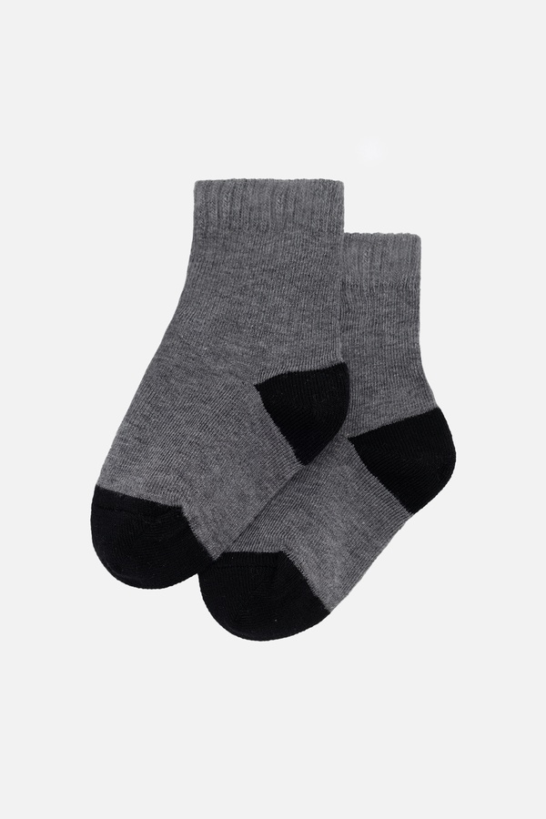 Шкарпетки для хлопчика 20-21 колір темно-сірий ЦБ-00244166 SKT000978079 фото