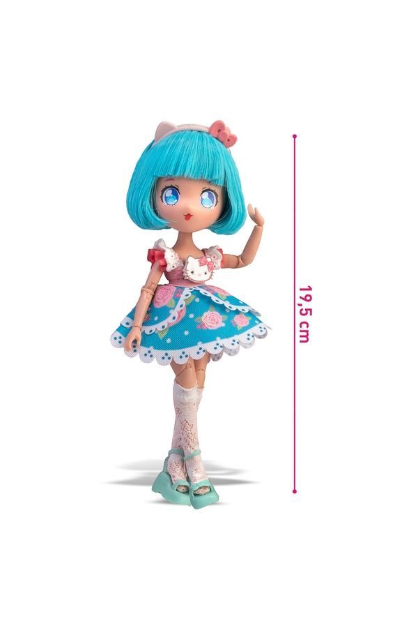 Лялька MANGA DOLLS серії "Hello Kitty" &ndash; КРАСУНЯ ПІНКгоирл HKTF0300 ЦБ-00288923 фото