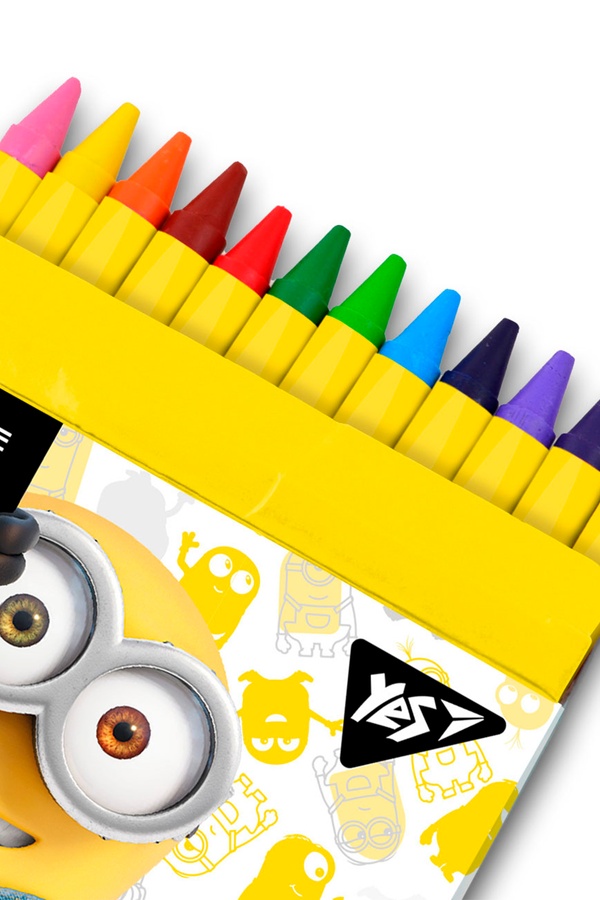 Набір воскових олівців YES "Minions" колір різнокольоровий ЦБ-00257081 SKT001011902 фото