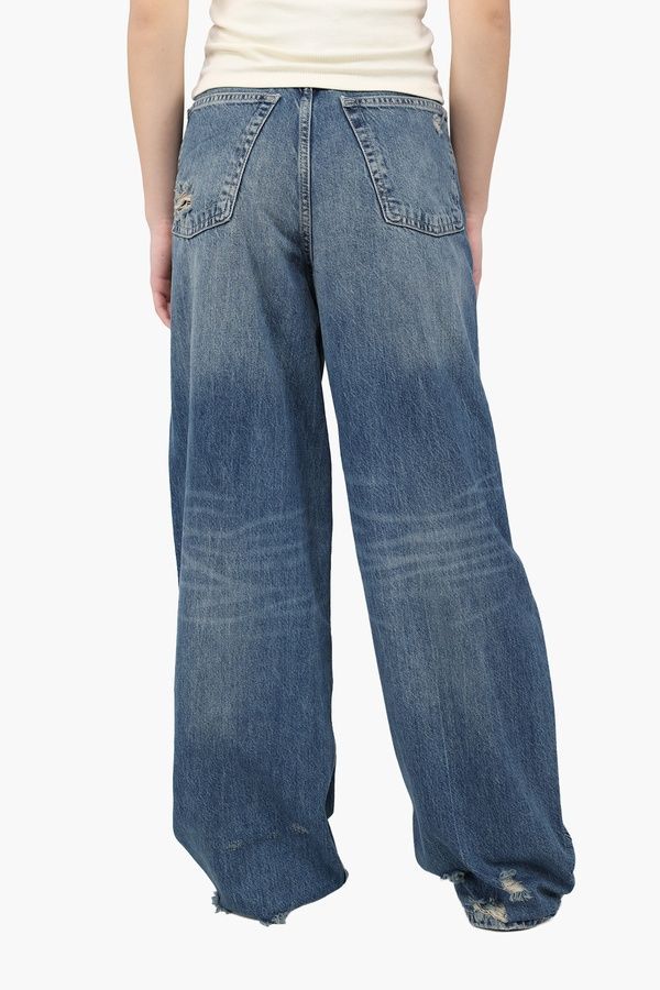 Джинси baggy жіночі колір синій 40 ЦБ-00290488 фото