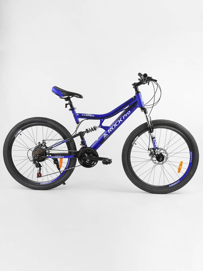 Велосипед спортивний «Rock-Pro» 26 "дюймів колір синій ЦБ-00213475 SKT000893731 фото