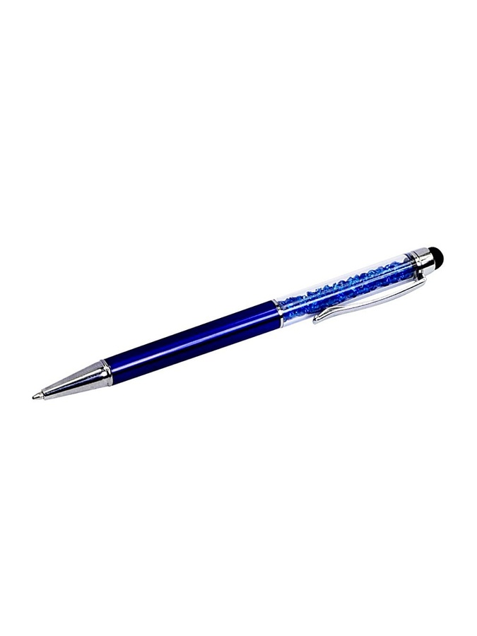 Стілус ємнісний, з кульковою ручкою колір синій ЦБ-00224833 SKT000921071 фото