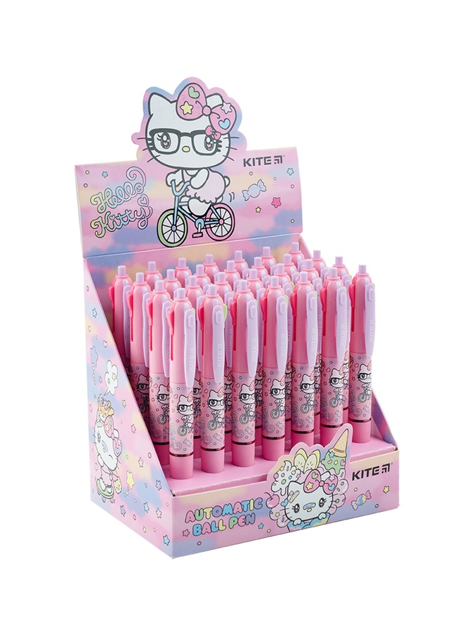 Ручка кулькова автоматична Hello Kitty колір різнокольоровий ЦБ-00225624 SKT000922442 фото