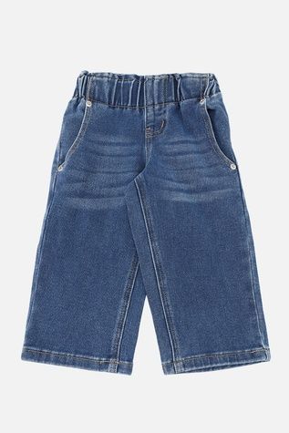 Джинсы wide leg для девочки цвет синий 110 ЦБ-00279812 фото