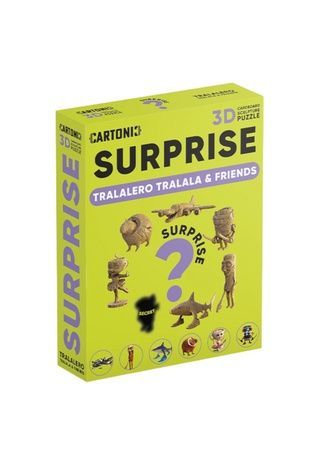 Картонный конструктор "Cartonic 3D Puzzle SURPRISE TRALALERO TRALALA & FRIENDS" Cartonic CARTSURPTRA ЦБ-00287130 фото