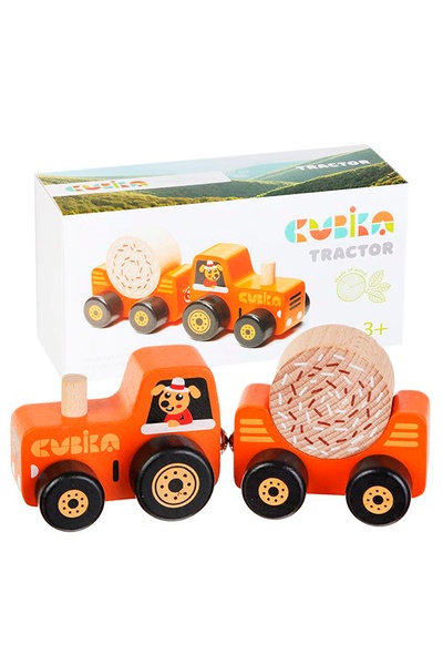 Розвиваюча іграшка "Трактор" колір різнокольоровий ЦБ-00132651 SKT000473700 фото