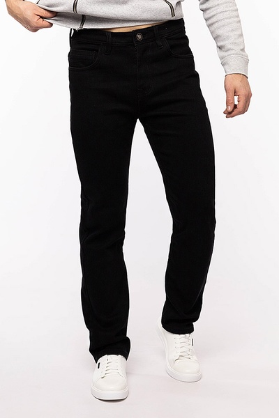 Мужские джинсы 58 цвет черный ЦБ-00200821 SKT000869369 фото
