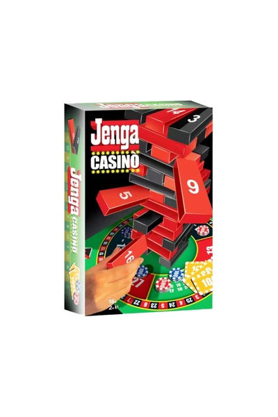 Настільна гра 2в1 "Вежа- казино" колір різнокольоровий ЦБ-00182446 SKT000603902 фото