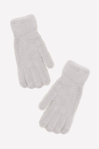 Женские перчатки 7 цвет светло-серый ЦБ-00202839 SKT000873070 фото