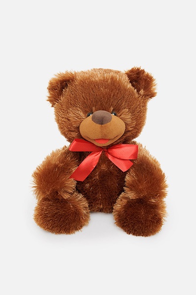 М'яка іграшка "Ведмідь Веселун" колір темно-коричневий ЦБ-00208262 SKT000884240 фото