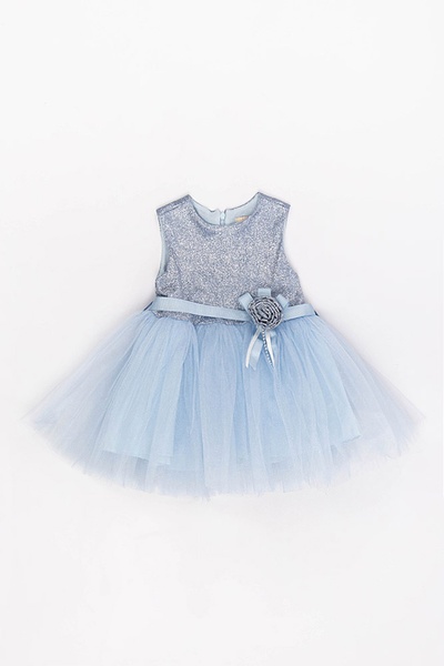 Платье на девочку цвет голубой ЦБ-00180145 SKT000598986 фото