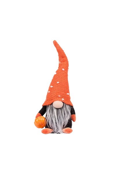 Мягкая игрушка на Хэллоуин «Гном с тыквой» цвет разноцветный ЦБ-00202592 SKT000872517 фото